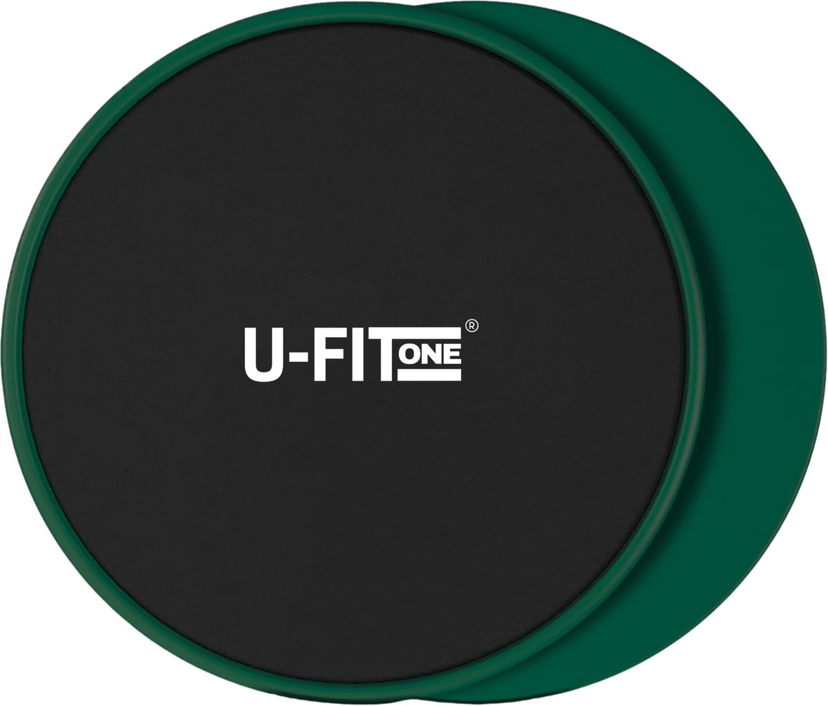 U Fit One Sliders Fitness - Core sliders - Sliding Pads - Sliding Discs - Core Trainer - Ab Trainer - Slide Pads - Donker Groen