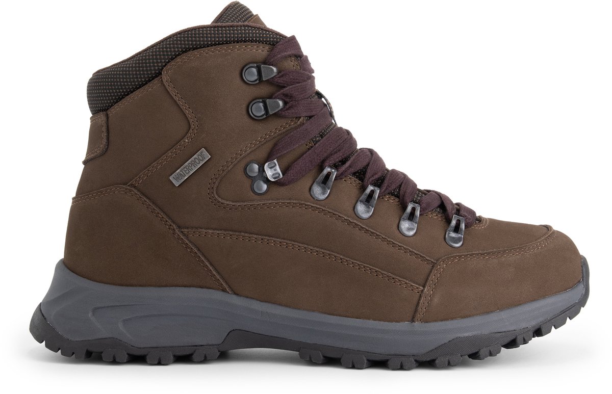 Travelin’ Glesborg Heren Halfhoge wandelschoenen Waterdicht Bruin