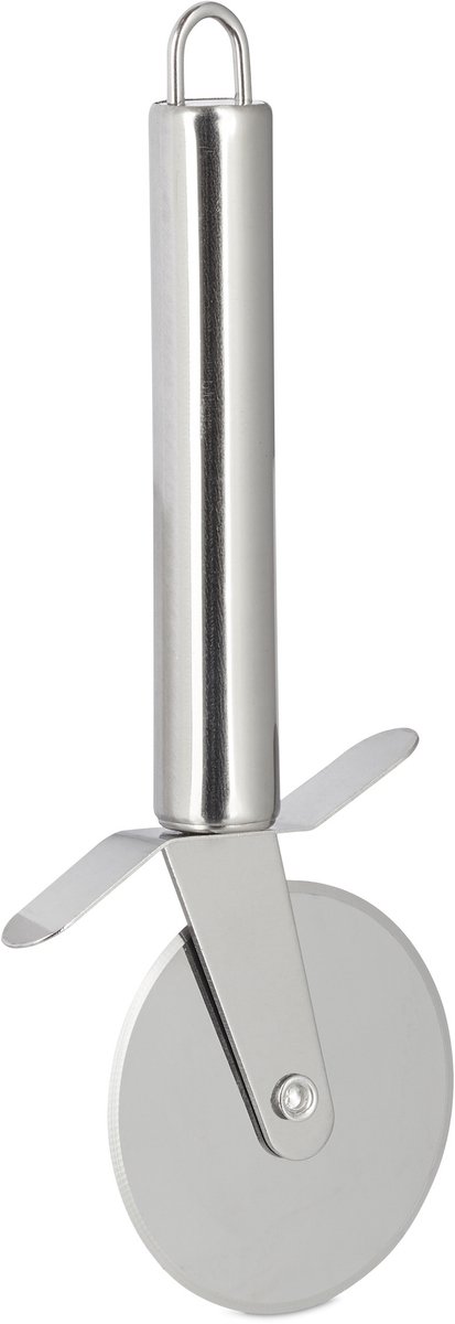 pizzasnijder - rvs set van 10 - met ophangoog - vaatwasserbestendig - zilver
