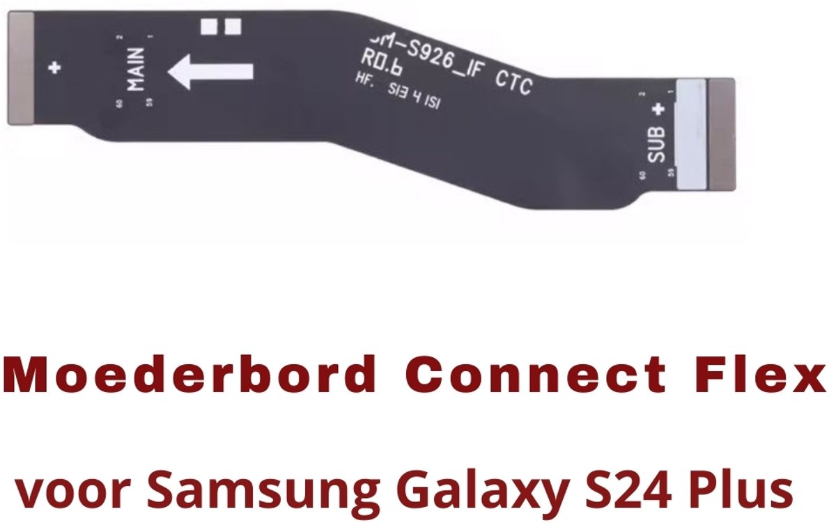 Samsung Galaxy S24 Plus Moederbord Connector Flex Kabel - Vervangingsonderdeel