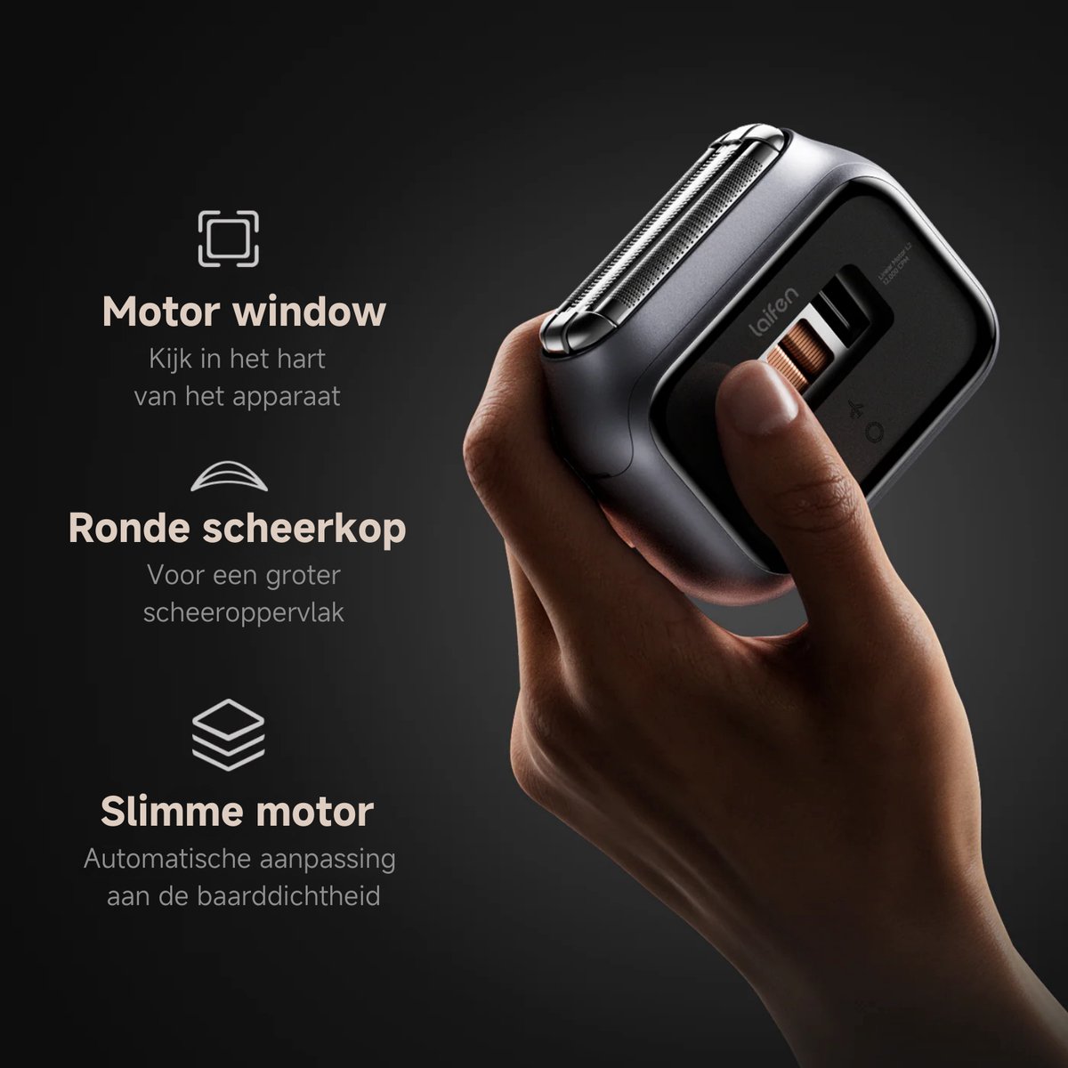Laifen P3 Pro Scheerapparaat voor - afbeelding 2