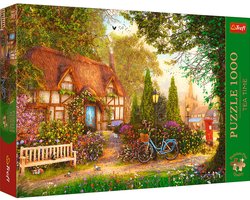 Trefl legpuzzel 1000 stukjes - Premium Plus Tea Time huisje met rieten dak.