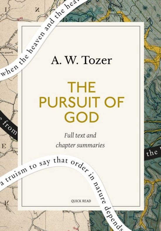 The Pursuit of God: A Quick Read edition - cover