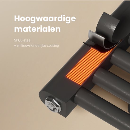 Hoogwaardige materialen: SPCC-staal met milieuvriendelijke coating.