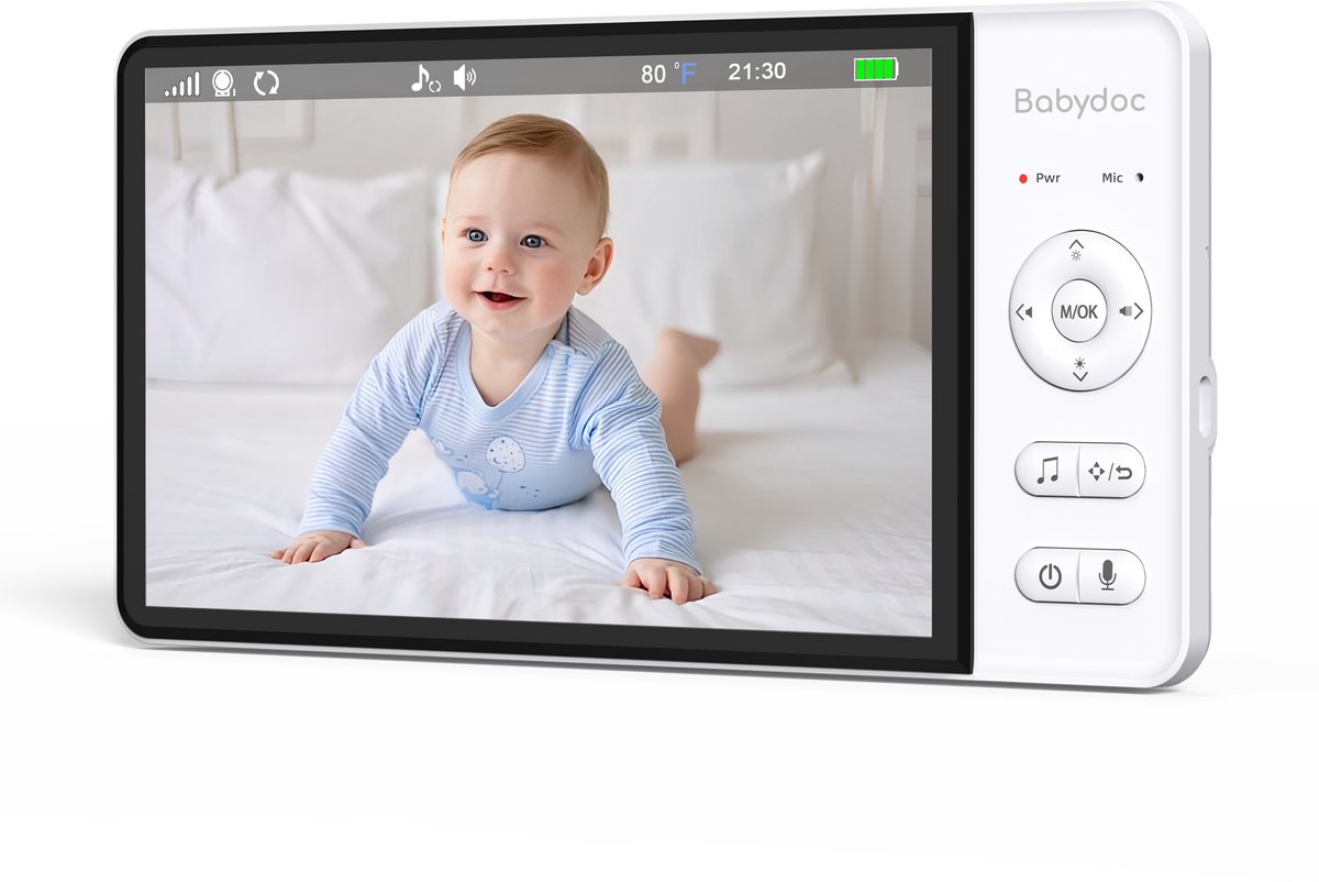 Babydoc VisionCare Plus Video Babyfoon 7 Inch Scherm - afbeelding 3