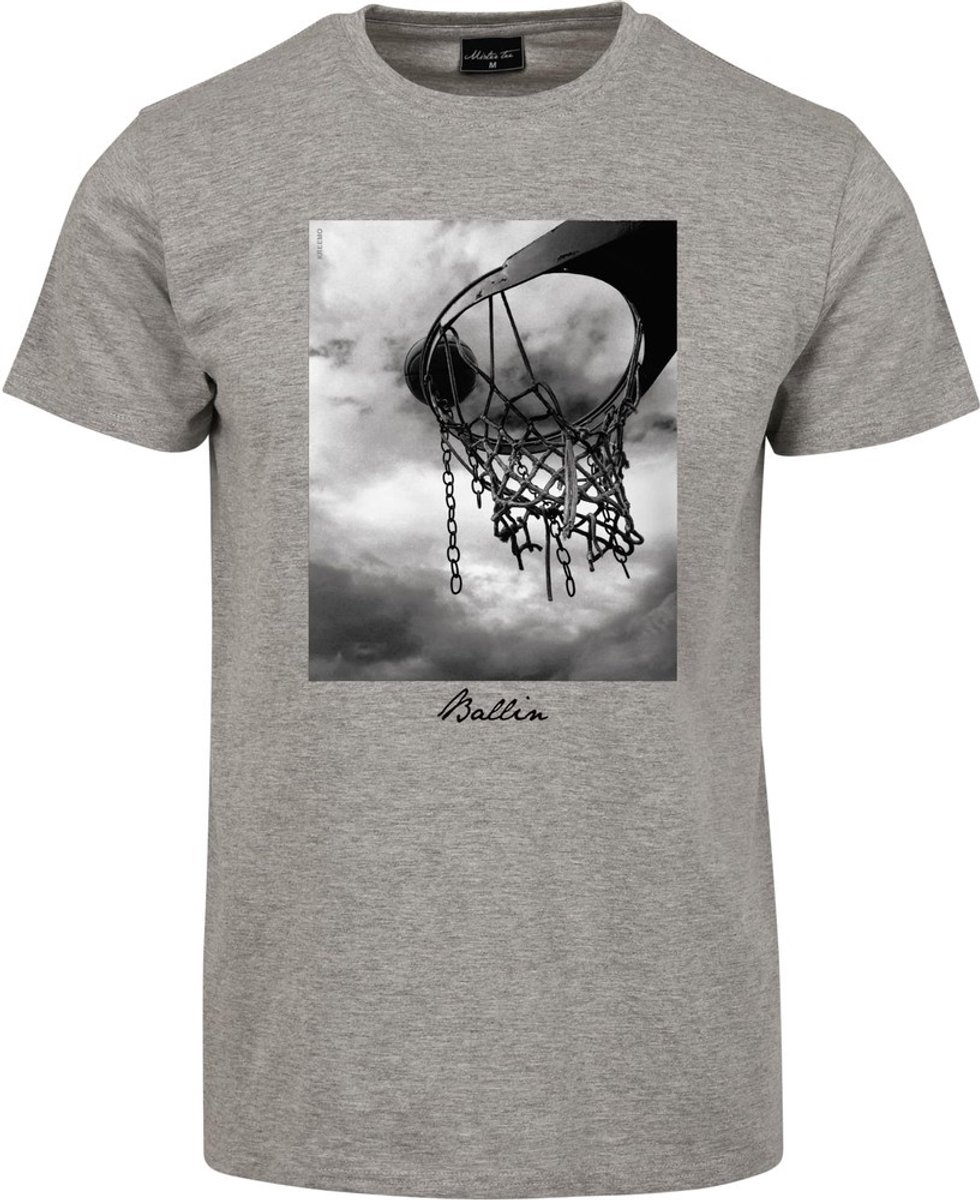 Mister Tee Ballin 2.0 Heren T-shirt M Grijs