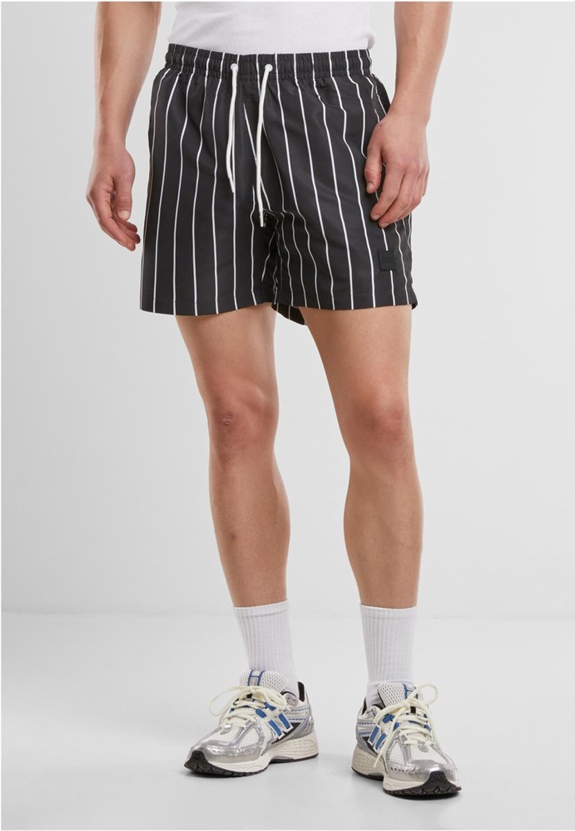 Urban Classics Stripe Zwemshorts L Zwart