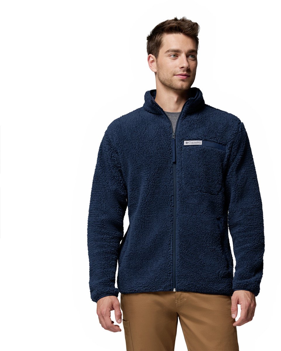 Columbia Rugged Ridge™ High Pile Fleece Met Volledige Rits Blauw M Man