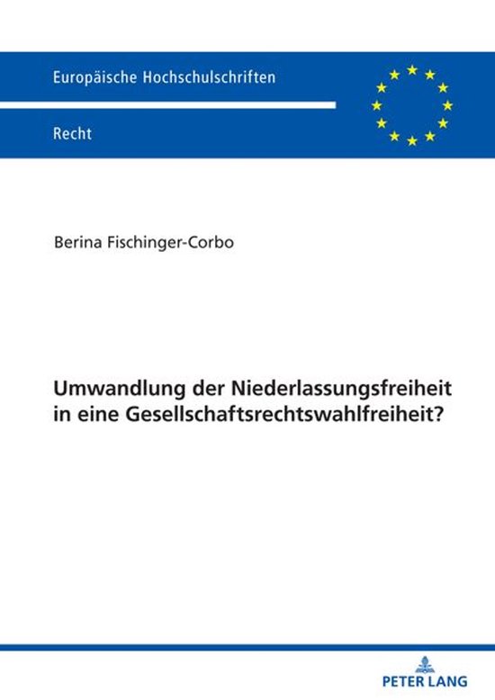 Europaeische Hochschulschriften Recht 6722 - Umwandlung der  ... - cover