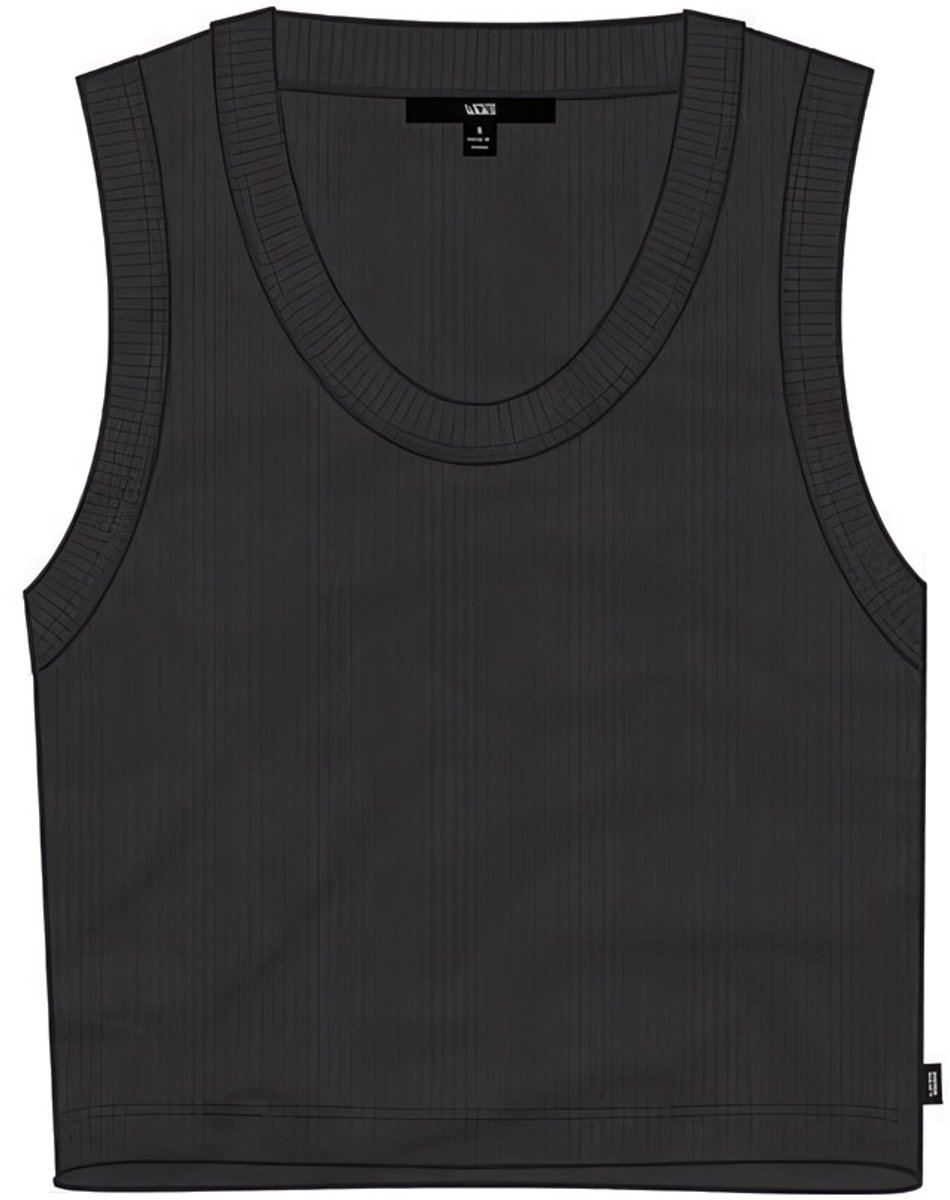 Vans Damen Top Drew Rib Tank 000G3J/VNBLK -L Zwart