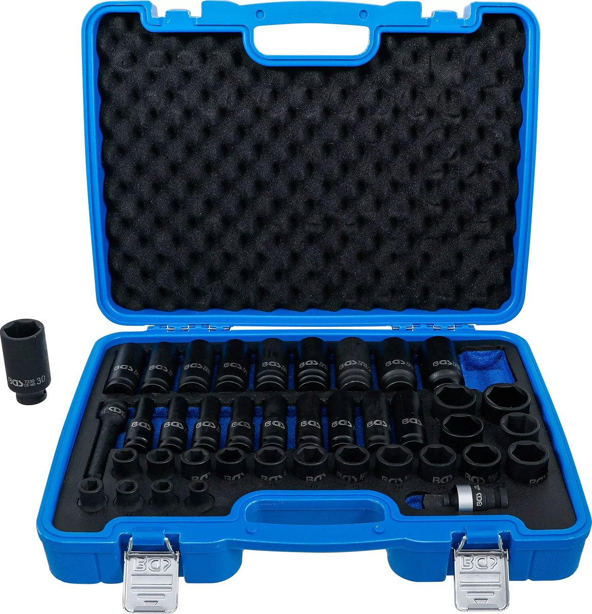 BGS Kracht dopsleutelset zeskant - 1/2 - 9 - 30 mm - 40 delig
