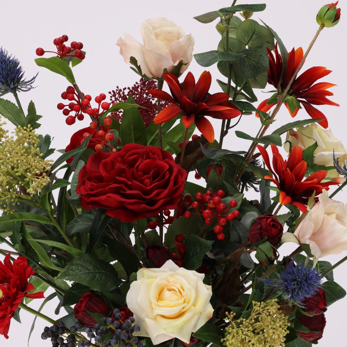 maxifleur Kunstplanten Kunstbloemen boeket Alexandra Faro 85 cm Rood