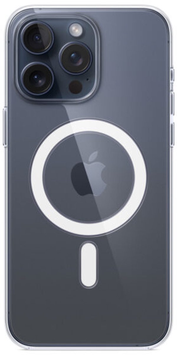 Zolveisa Magnetische Transparante Beschermhoes – Compatibel met iPhone 15 Pro – Schokbestendige Magneet Case