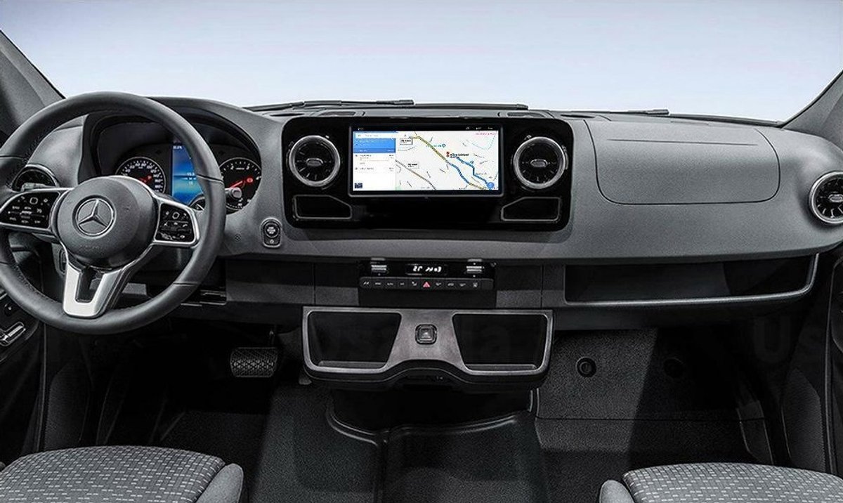Dynavin Android Navigatie voor Mercedes Sprinter vanaf 2018 touchScreen  carkit overname boordcomputer Carplay android auto