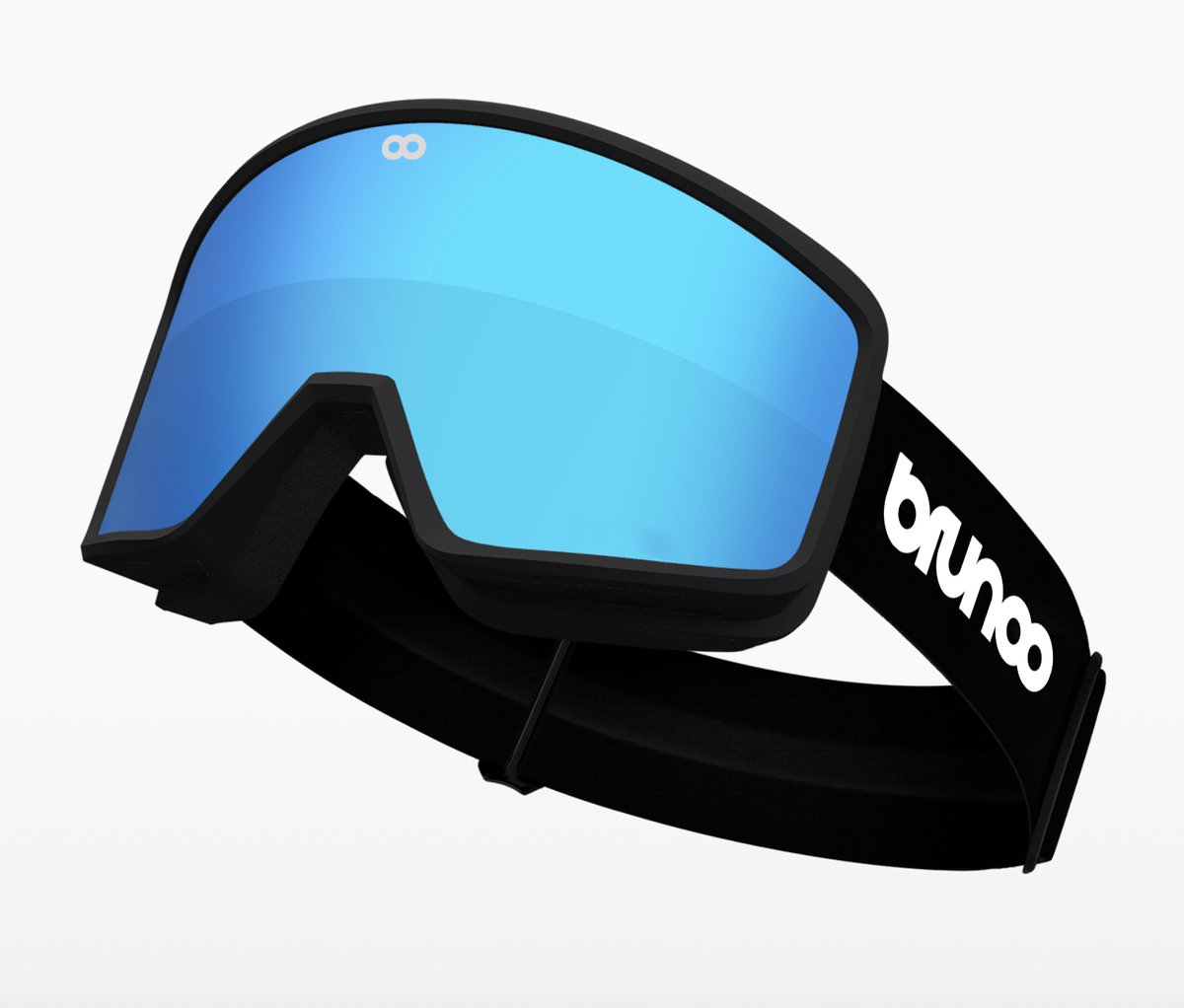 Brunoo Blaze Premium Skibril - Blauw - Inclusief 2 lenzen