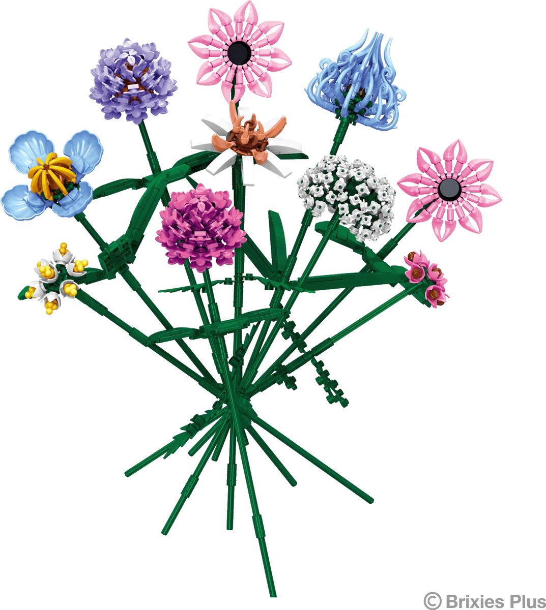 Plus Bloemenboeket Romantic Dream - Nano Bouwset Bloemen - 827 onderdelen - Vanaf 8 jaar