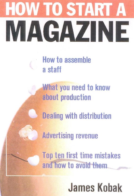How to Start a Magazine - cover