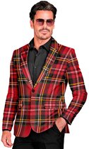 Widmann - Costume Thema Landen - Blazer Scott Mactartan Homme - Rouge - XXL - Déguisements - Déguisements