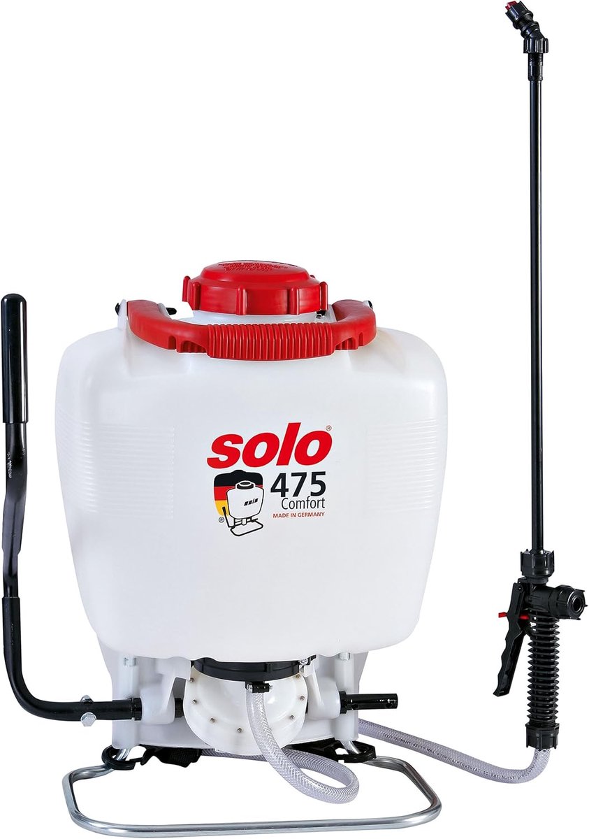 Rugspuit 15 liter met membraanpomp en sproeiers