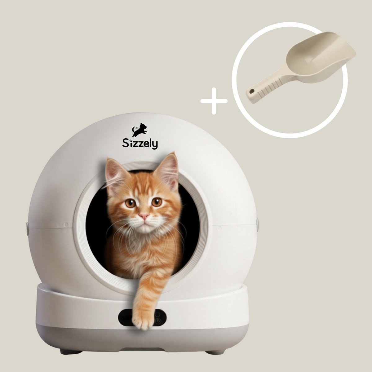 Sizzely Automatische Kattenbak - Zelfreinigend met App