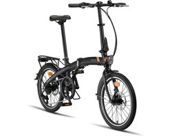 Pacto Four S Vouwfiets Zwart 6v Plooifiets Aluminium Schijfrem Disc Shimano