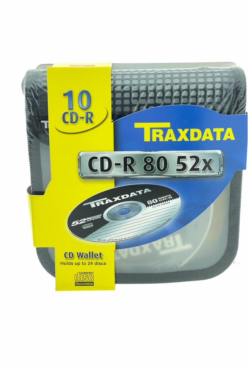 Traxdata CD-R 80 min 52x Speed - 10 CD's