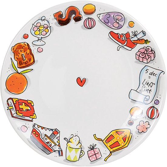 Foto: Blond amsterdam specials sint bord 22 cm
