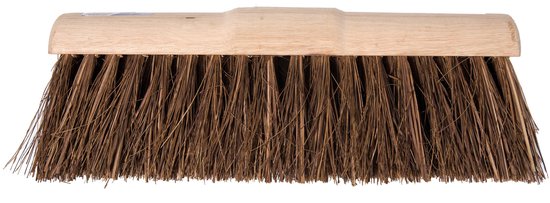 Talen Tools Straatbezem Natuurvezels - hout - 45 cm - buitenbezem - voor tegels - Steel hout van 120 cm - Harde ondergrond van Talen Tools — afbeelding 2