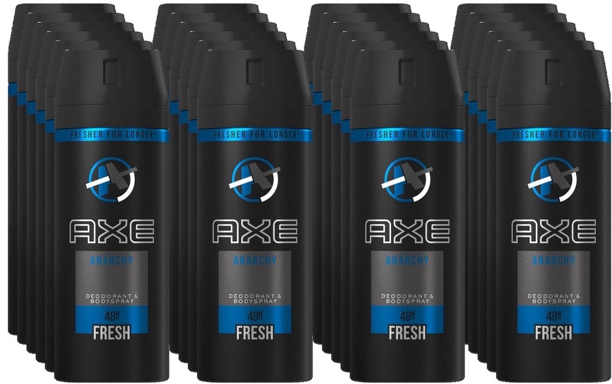 Axe Deospray Deodorant - Anarchy 150ml - Voordeelverpakking 24 stuks
