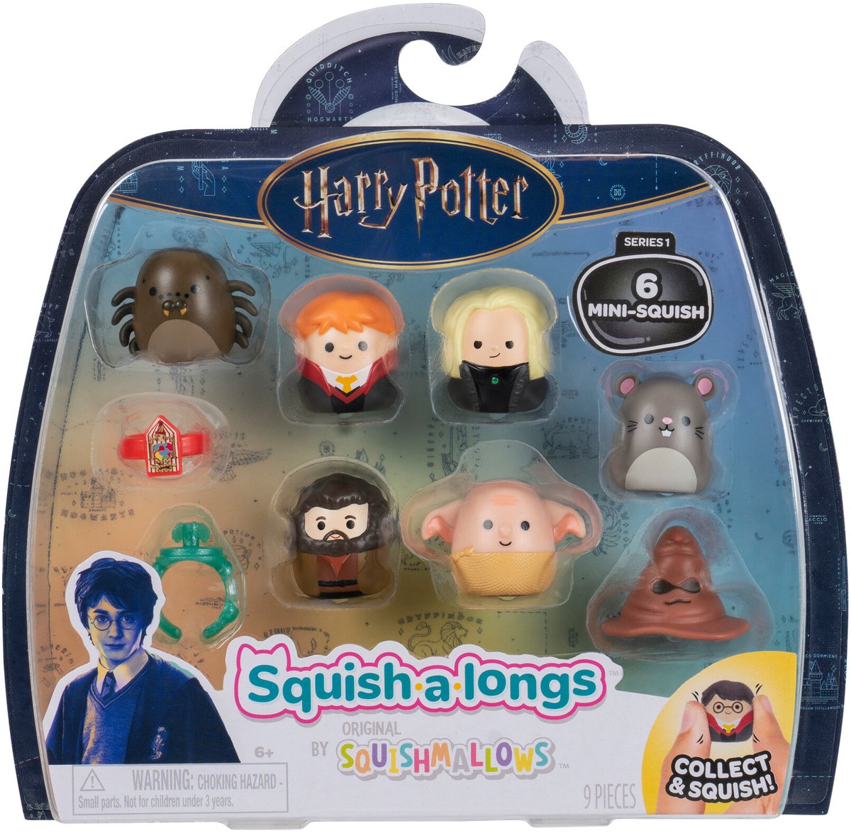 Squish-A-Longs - 6 Figure Pack Harry Potter Style 2 W1
