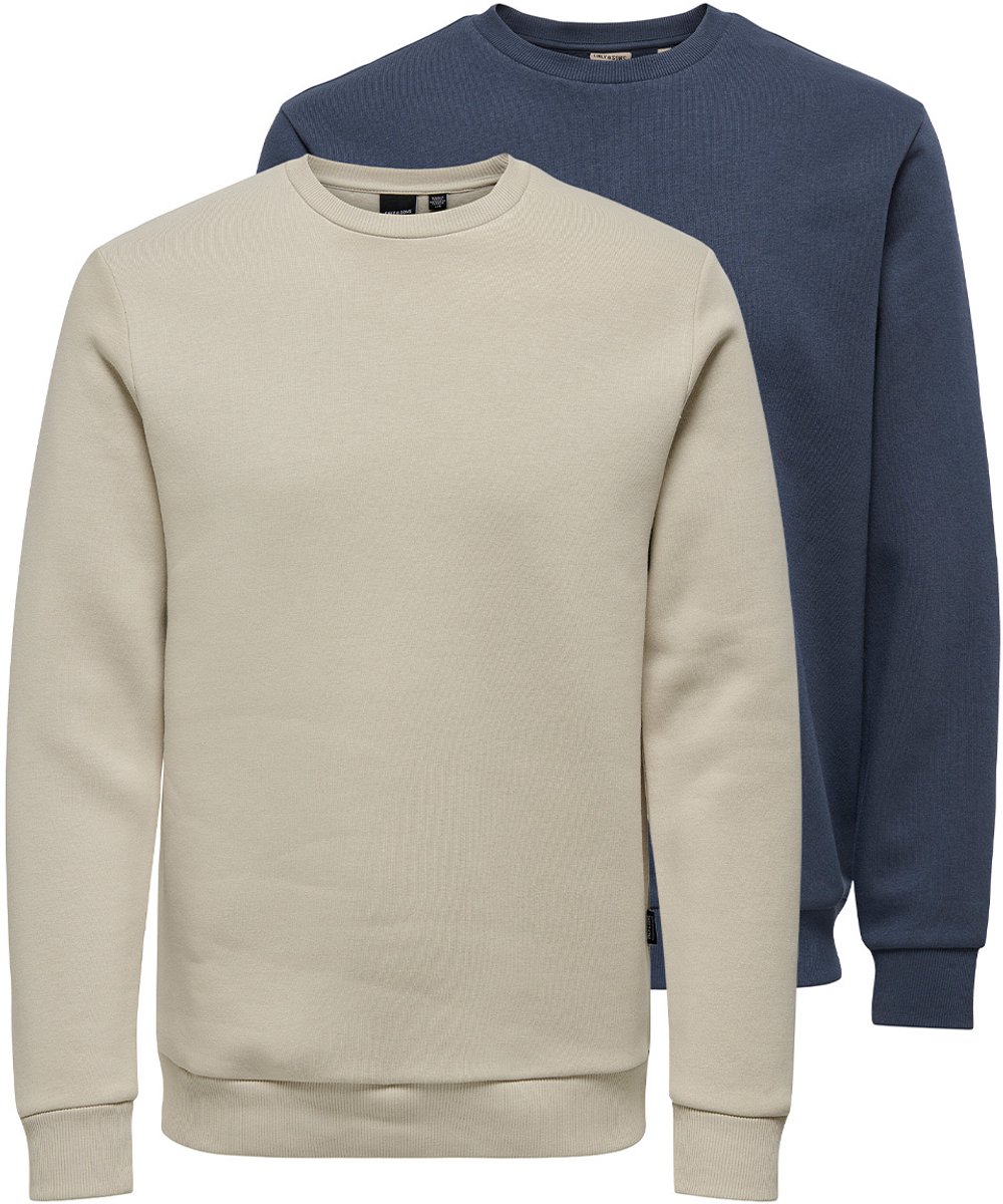 Only & Sons Heren sweatshirt 2 pack Ceres