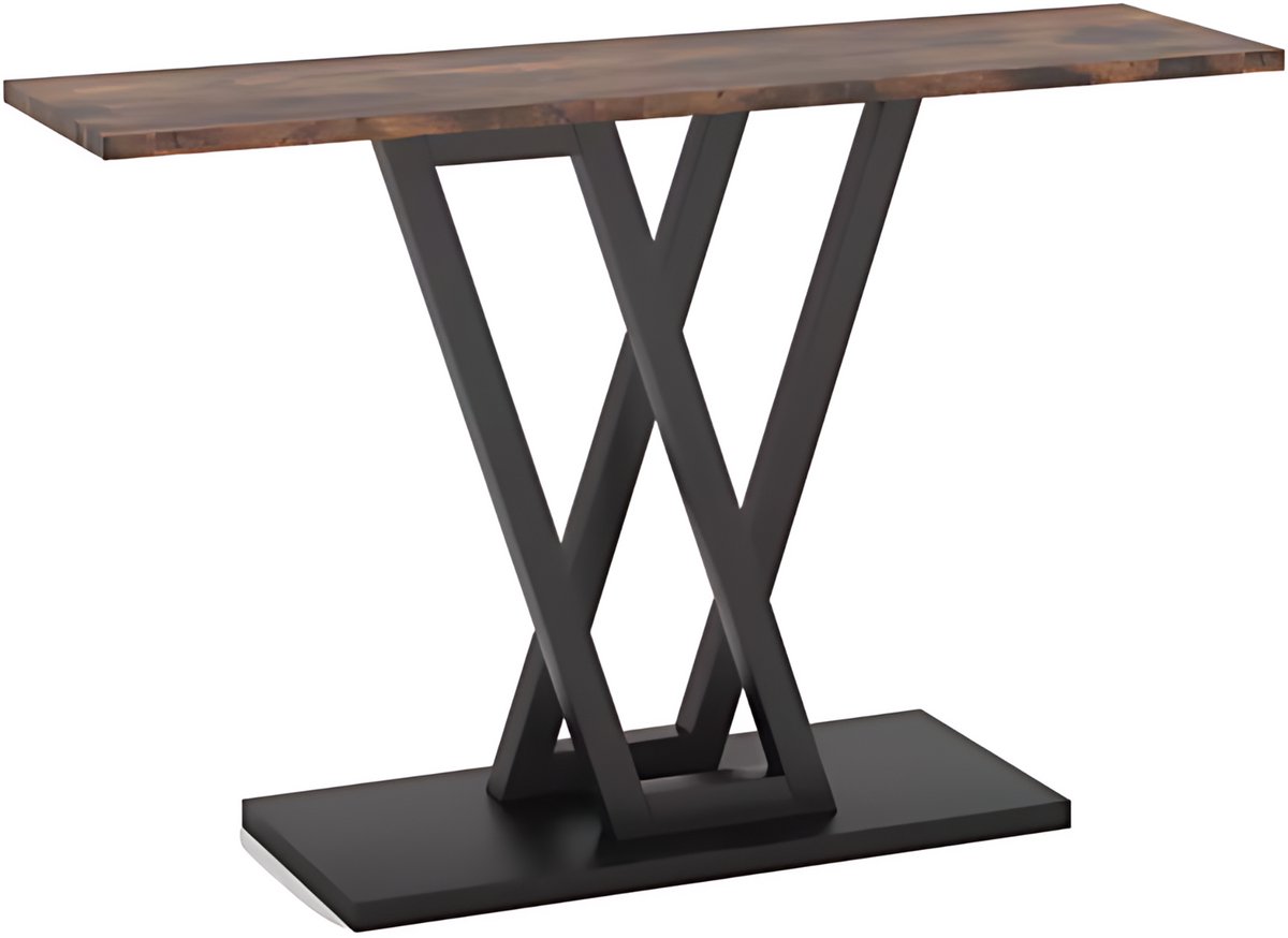 Happiq Consoletafel - Wandtafel - Haltafel - Gang of woonkamer - 110cm - Bruin
