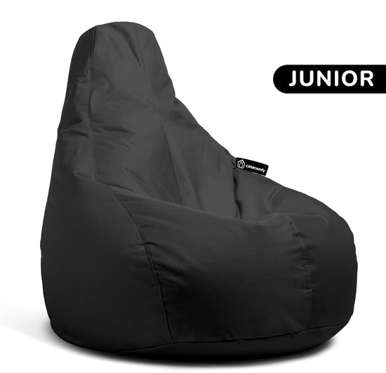 Casacomfy - Zitzak Kind - Premium Junior - Zwart - Zitzak voor kinderen