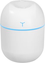 Weinsamkeit Luchtbevochtiger voor slaapkamer, 100 ml Cool Mist luchtbevochtiger met 7 kleuren licht, luchtbevochtiger voor kinderkamer, stille werking, auto-diffuser luchtbevochtiger - zwart