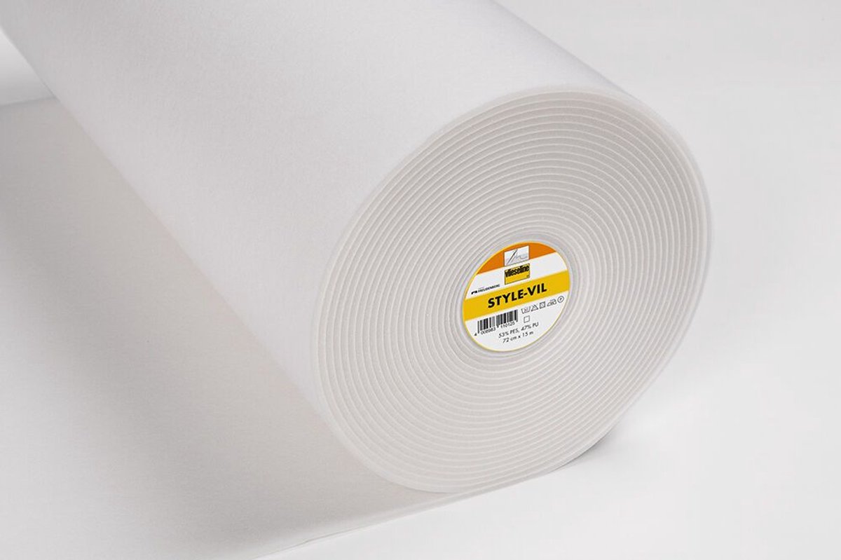 Vlieseline Style-Vil White PER METER - Fijn en dun materiaal voor creatief naaiwerk