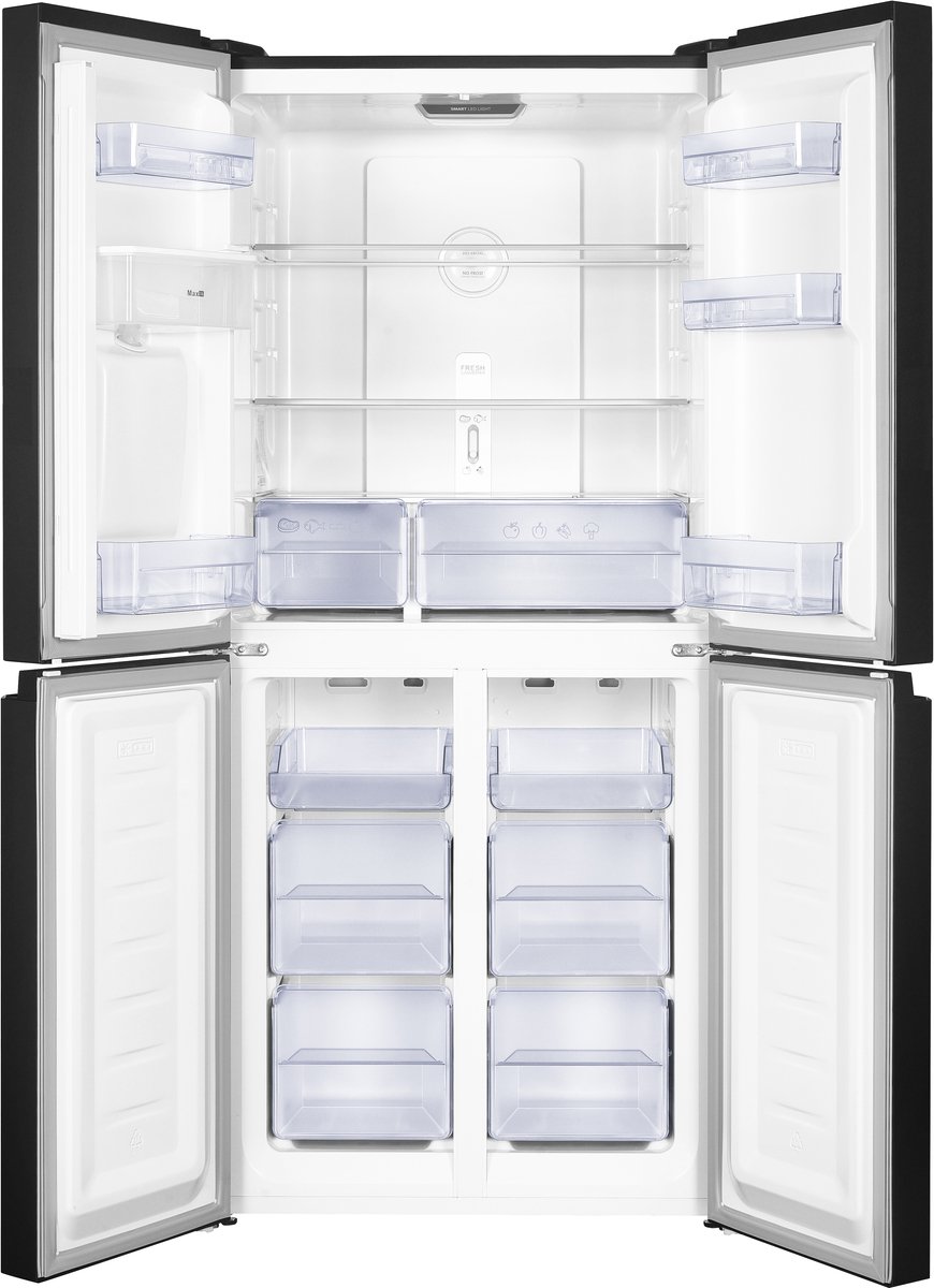 Bella BMD448-WSDI - Amerikaanse Koelkast - 4 Deuren - Waterdispenser - No-Frost - Digitaal Display — afbeelding 4