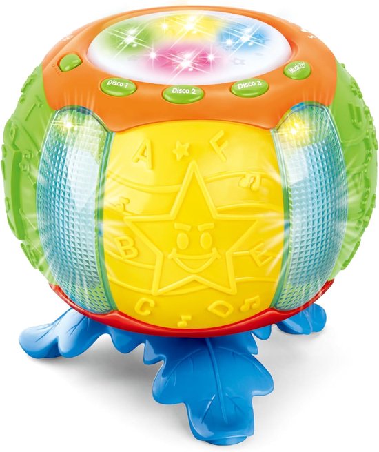Speelgoed Trommel voor Kinderen - Elektronische Drumset met Licht en Geluid - Educatief Muziekinstrument voor Baby's en Peuters vanaf 18 Maanden