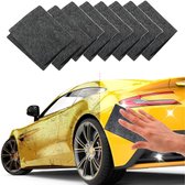 8x Autolak Krasverwijderaar Krasreparatiedoekje - Auto Kras Reparatie Doek - Microvezeldoekjes - Multifunctionele doek - Nano Sparkle Doek - Krassen Verwijderen - Polijsten en Onderhoud - Geschikt voor Voertuigen van elke Kleur en Afwerking - 10x20cm