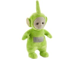 Teletubbies knuffel Dipsy pratend pluche speelgoed pop groen.