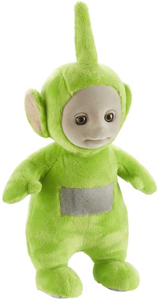 Teletubbies knuffel Dipsy pratend pluche speelgoed pop groen.