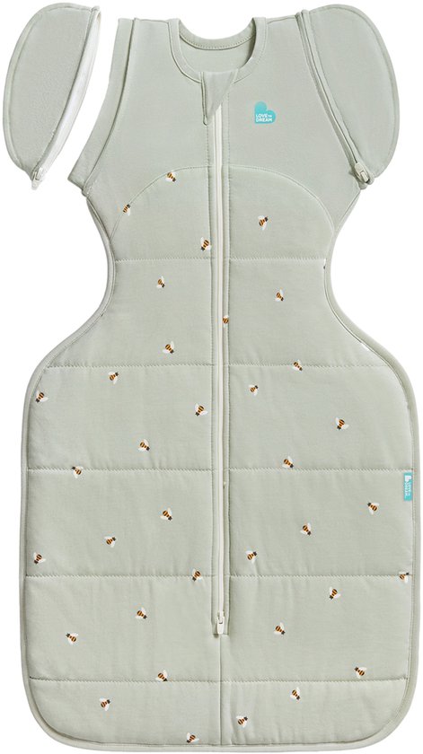 Love to Dream™ Babyslaapzak Swaddle Up™ - Inbakeren afbouwen - Baby 3-6 maanden - 6-8.5 kg - Winter - Olive