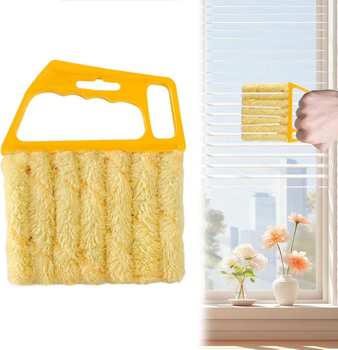Jaloezieën Reiniger - Reinigingsborstel voor de ventilatieopening van de airconditioner - 