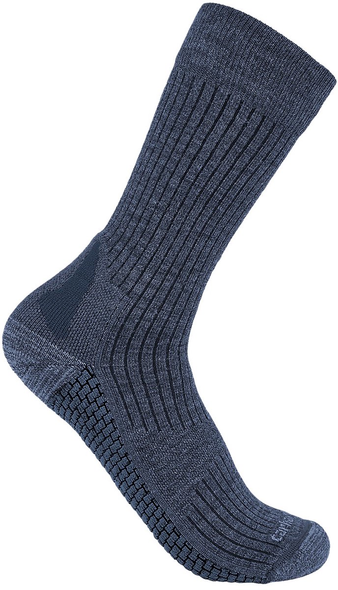 Carhartt Synthetic Merino Wool Crewsokken Blauw
