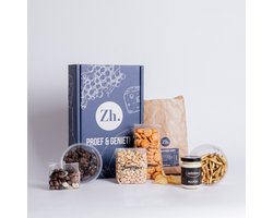 Zuivelhoeve Mini Kerstpakket Borrelpakket cadeau - Borrelbox voor thuis - Snackpakket - Kerstgeschenk - Cadeaupakketten eten & drinken - Alles voor de Borrelplank - Altijd vers - Proef & Geniet