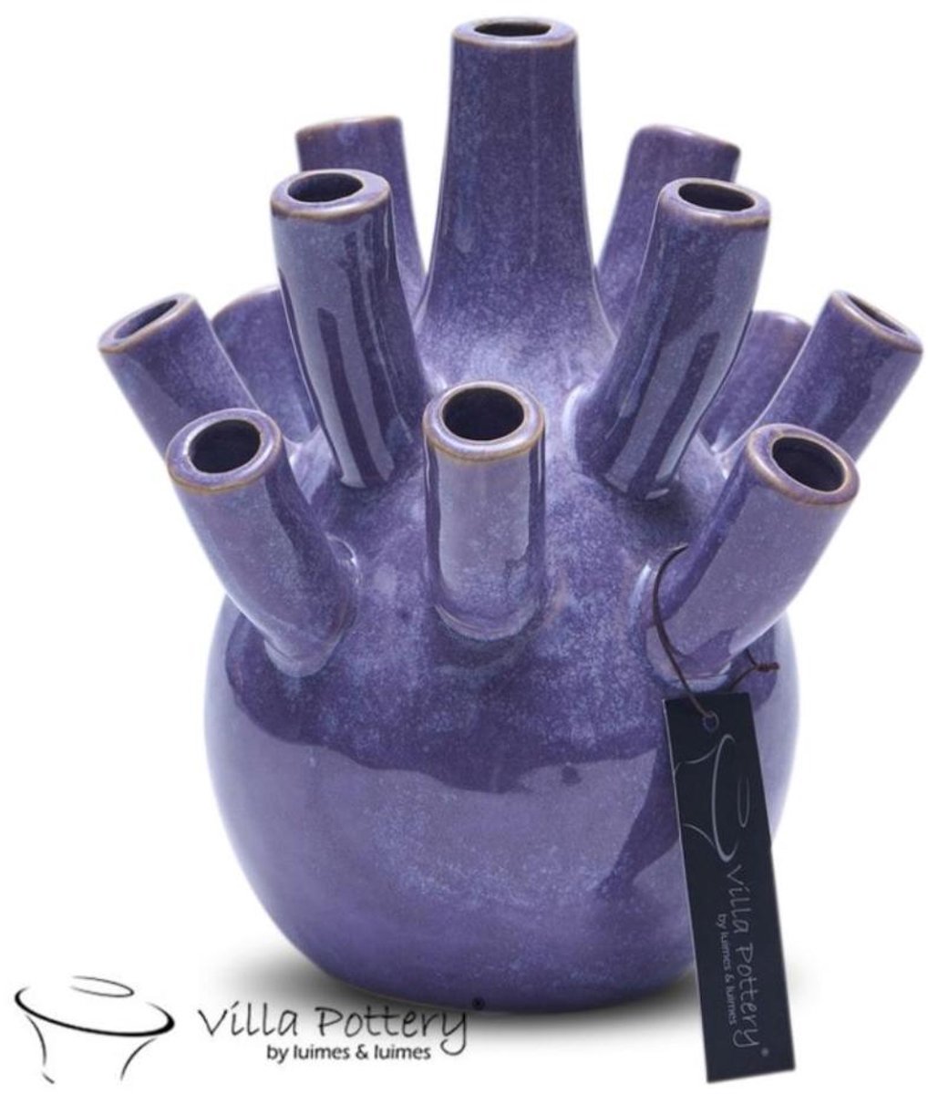 Villa Pottery Vaas - Villa Pottery - Woondecoratie - Keramiek - Decoratie - Voorjaarscollectie - Waterdicht - Pinokkio 1_2 Purple Paars