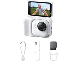 Insta360 – GO Ultra Standaard Bundel - Arctic White - Action Camera - Compacte Mini Cam voor Vloggen & Sport