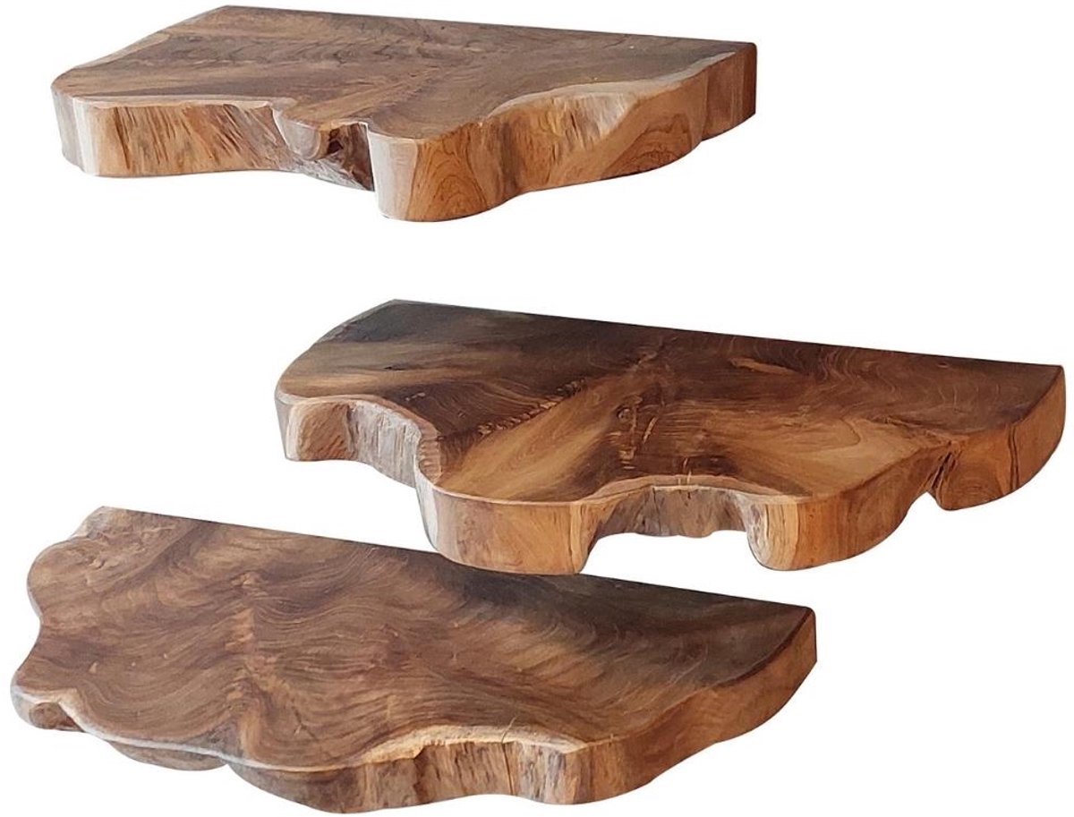 Fraaai - Hall wandschap - set van 3 - naturel