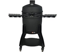 IGNITE Outdoor - Kamado BBQ - 22 Inch - Premium Barbeque - Mat Zwart - Compleet