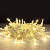 Éclairage de Noël 20 m - Wit chaud - Éclairage de sapin de Noël - Cordon vert - Économes en énergie et sûres