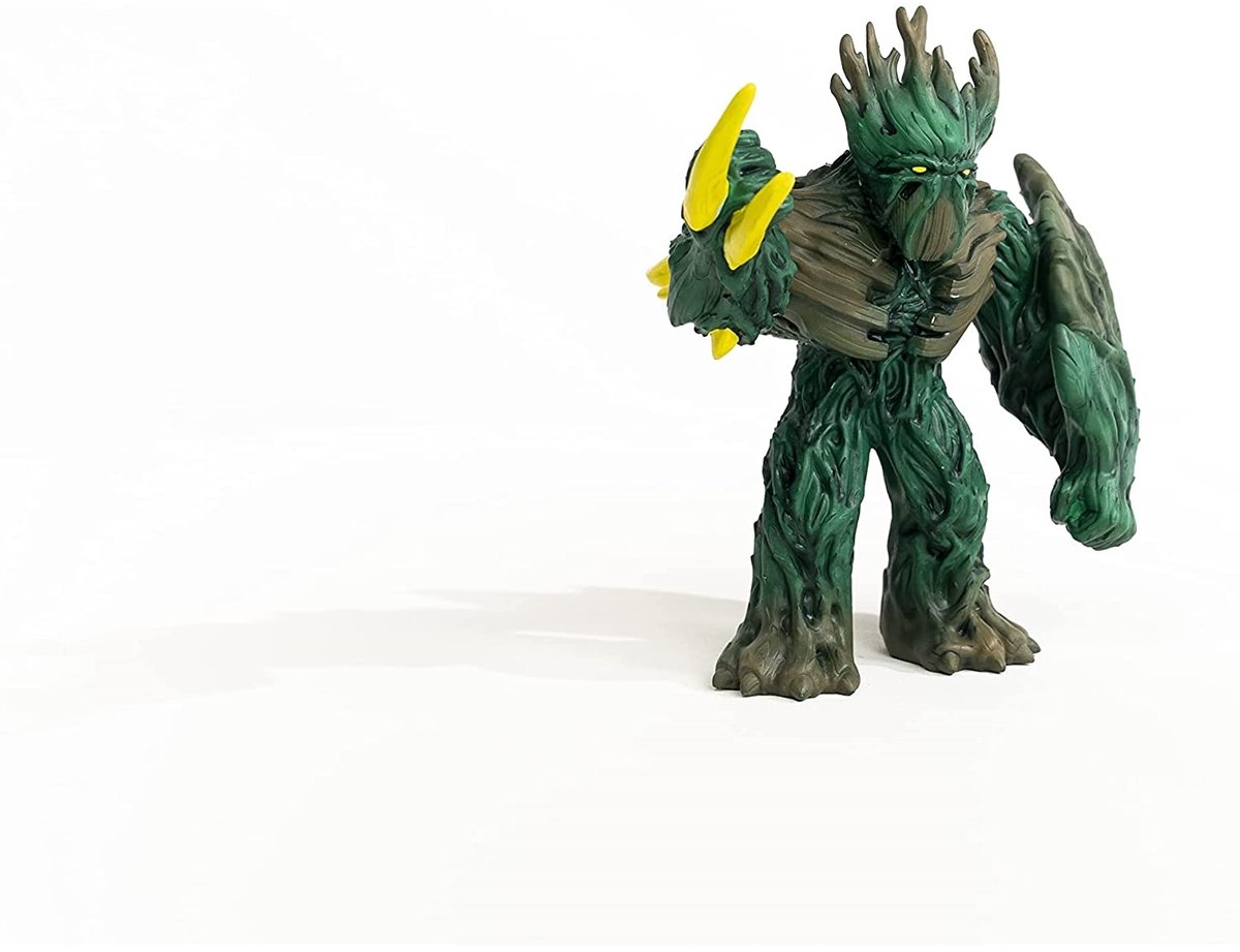 Schleich Eldrador Jungleheerser: camouflage speelfiguur met schild